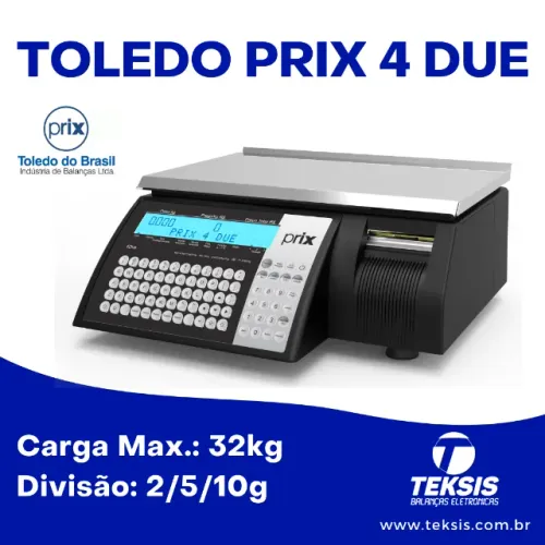 Balança Toledo Prix IV Due Wifi