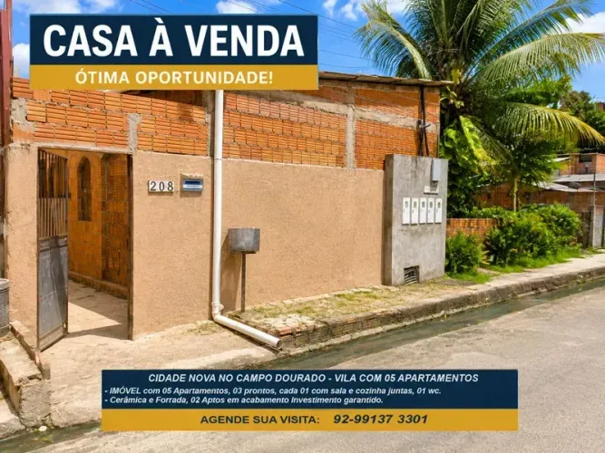 ÓTIMO INVESTIMENTO, Excelente Imóvel com 05 Apartamentos