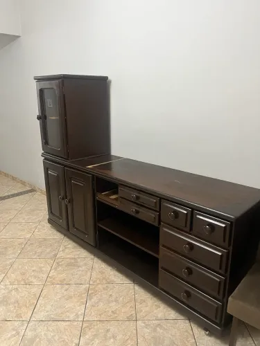 RACK / BUFFET / APARADOR MADEIRA MACIÇA