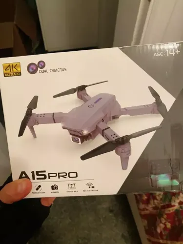 Drone com camera, completo na caixa, 100metros, bateria carrega em 1h 2h