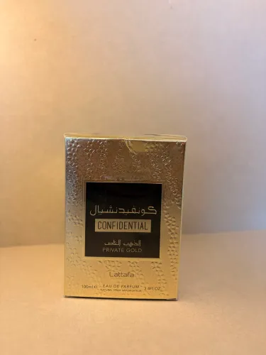 Perfume Árabe Lattafa Confidential Private Gold 100ml EDP - Original / Lacrado