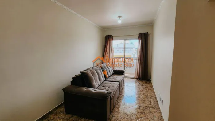 Apartamento com 2 dormitórios para alugar, 64 m² por R$ 2.268,50/mês - Gopoúva - Guarulhos