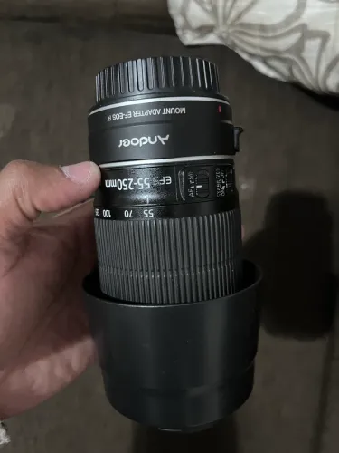 Vendo kit de fotografia cannon r50+ lente + 18-45 + lente 55-250