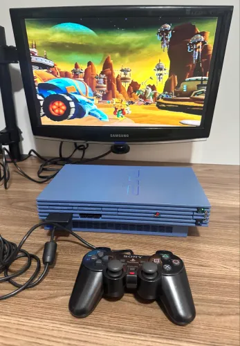 Ps2 Fat edição Toys blue 