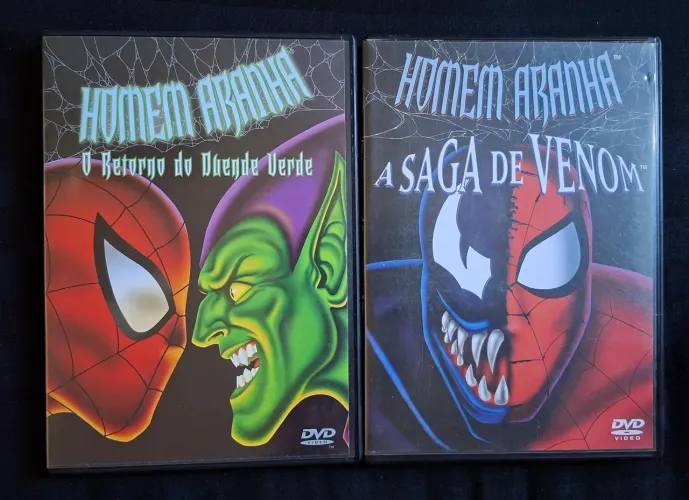 DVDs Homem-Aranha A Saga de Venom + O Retorno do Duende Verde