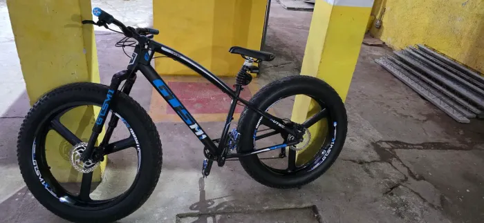 Fat Bike 26 Roda Liga Leve Magnésio unica no brasil