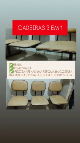 CADEIRAS 3 EM 1