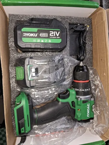 Furadeira e parafusadeira 20v ryoku