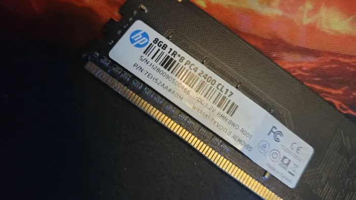 Memória HP RAM 8gb ddr4 2400Mhz usada