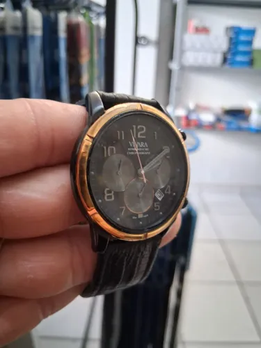 VENDO RELÓGIO VIVARA CHRONOGRAPH QUARTZO 100% FUNCIONAL
