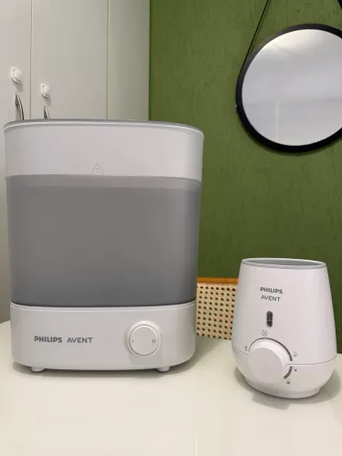 Kit Aquecedor e Esterilizador de Mamadeira Avent