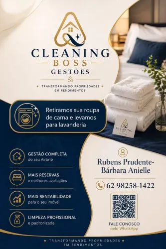 Gestão - Limpeza - Lavanderia Aptos Airbnb
