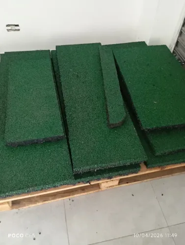 3m² de Retalhos de piso emborrachado 40mm