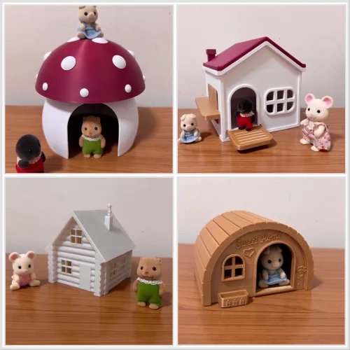 Itens para complementar cenários Sylvanian Families