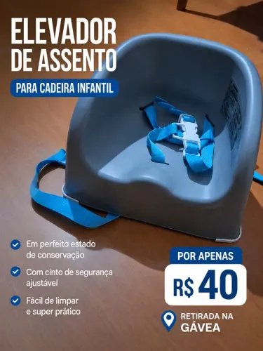 Assento de elevação infantil 