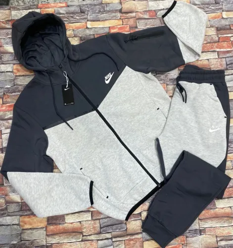 Conjunto de frio masculino cinza Nike P ao GG