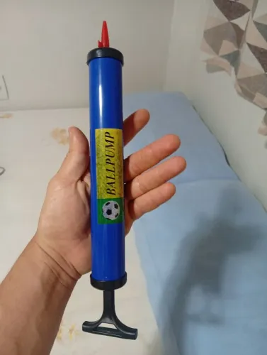 Inflador para balão e pneus.<br><br>Retirar no Recreio 