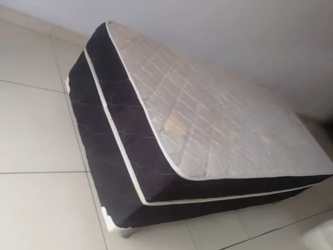 Cama solteiro novas e usadas somos loja