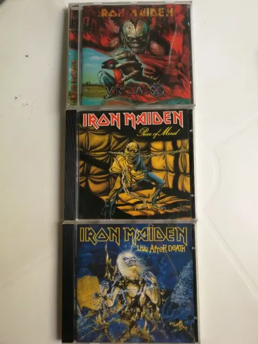 CDs Iron Maiden nacionais