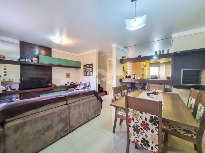 Casa em condomínio fechado no bairro Marechal Rondon, Canoas, com 3 dormitórios, financiam