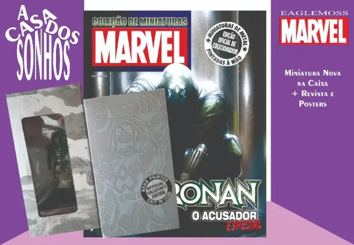Coleção de Miniatura Marvel Eaglemoss Ronan Especial