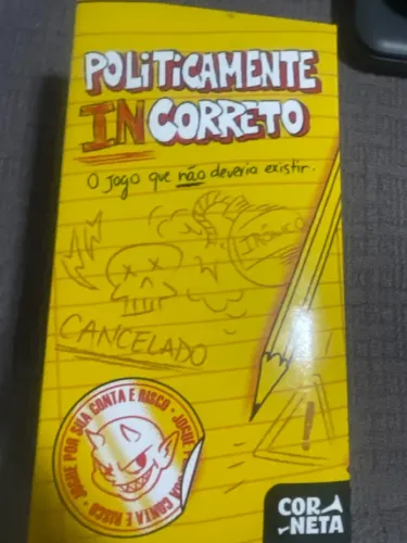 Vendo jogo Politicamente incorreto.