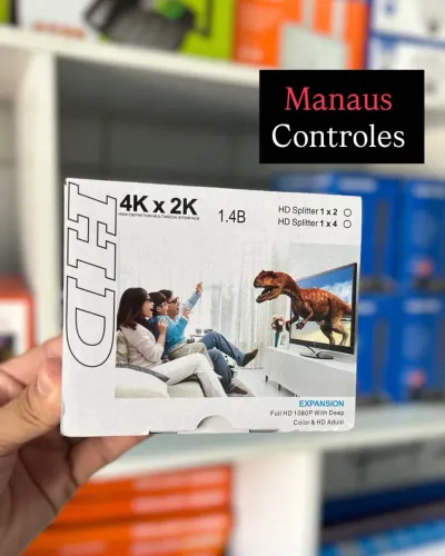 Splitter HDMI de 2 saídas ( fazemos entregas )