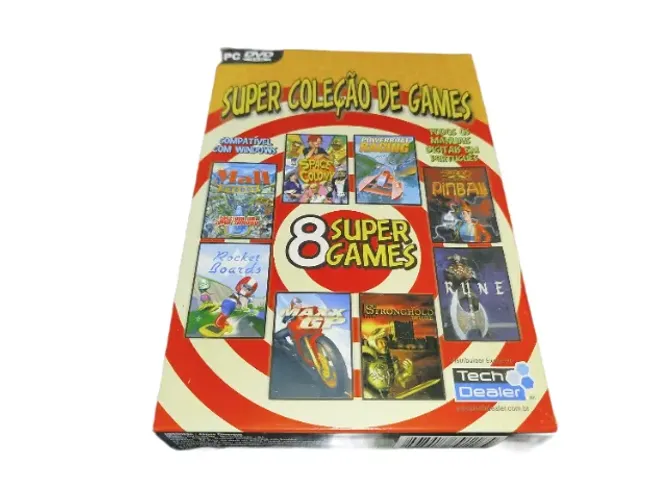 Super Coleção de Games: 8 Super Games - PC DVD-ROM