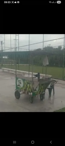 Carrinho de coco usado