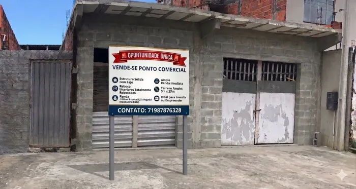 Ponto comercial ou casa