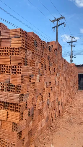 MILHEIRO DE TIJOLO 6 furos redondo