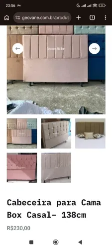 Cabeceira de cama solteiro casa Queen king sob encomenda cores variadas vários modelos