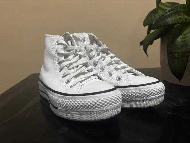 All Star branco platafoma