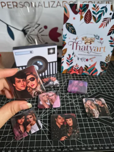 Buttons com Ímã Personalizados - Decore com suas Fotos!
