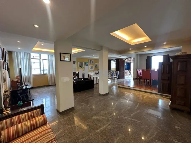 Cobertura Luxuosa Linear à venda, Salão 4 quartos com suíte e closet, prédio com infraestr