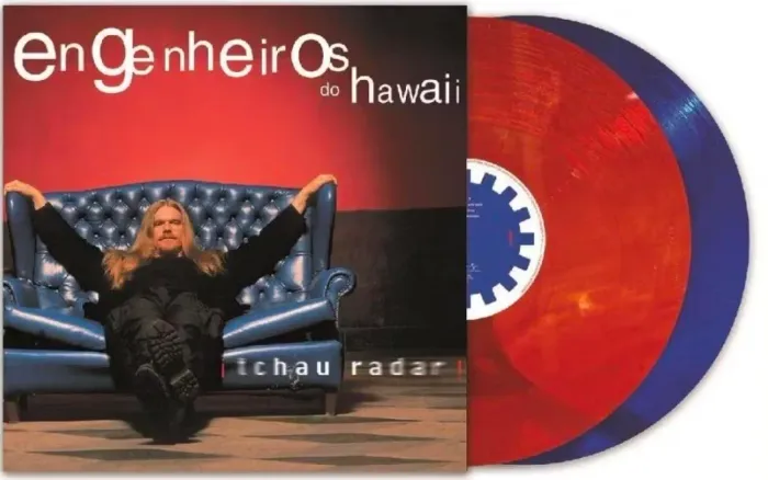 LP Vinil Engenheiros do Hawaii - Tchau Radar! 1999 (2LP vermelho/azul)