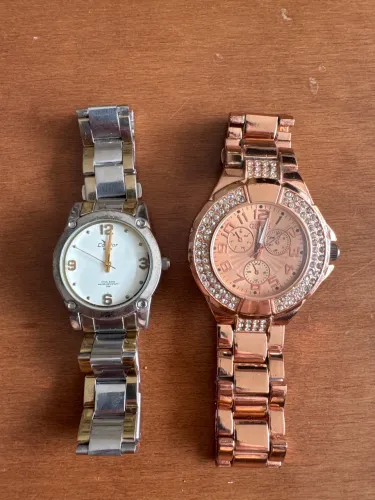 Relógio CONDOR e GUESS funcionando