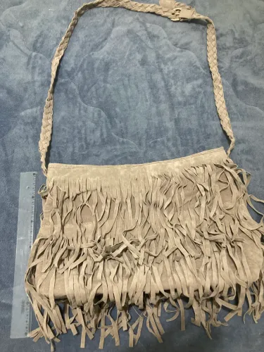 Bolsa franjas hipie 