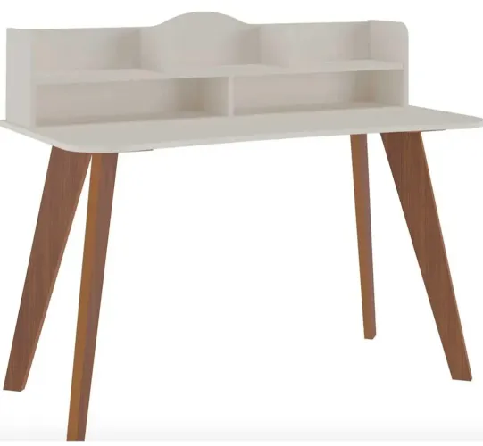 Escrivaninha artely sofia off white c / cedro. Nova