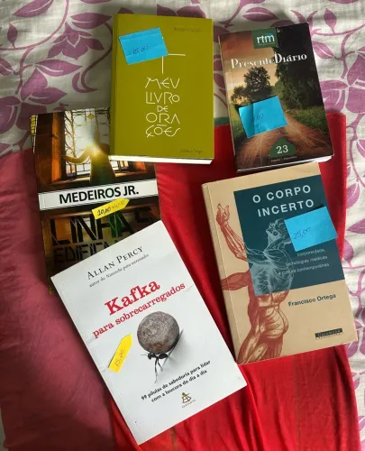 5 Livros super interessantes, preços individuais ou lote $50,00