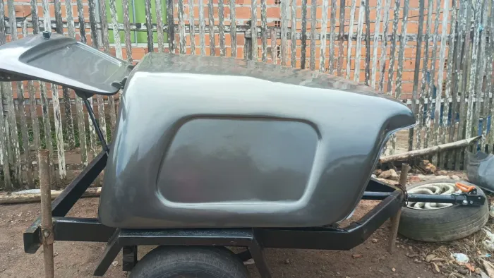 Capota de fibra para carro Strada para cabine dupla