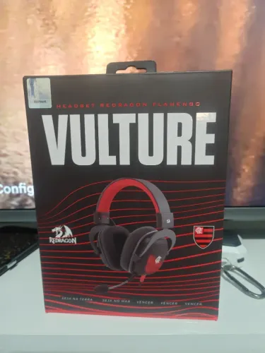 NOVO LACRADO Headset Gamer Redragon Flamengo Vulture