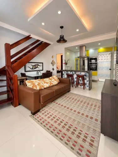 Alugo imóvel duplex, nascente de 2/4 totalmente mobiliado