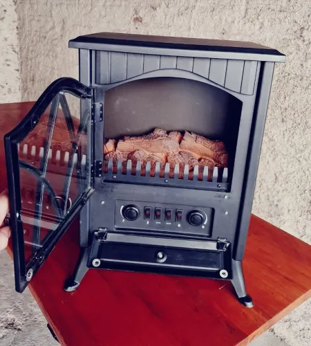 Lareira elétrica 3D 1850w <br>Cadence <br><br><br>R$640,00