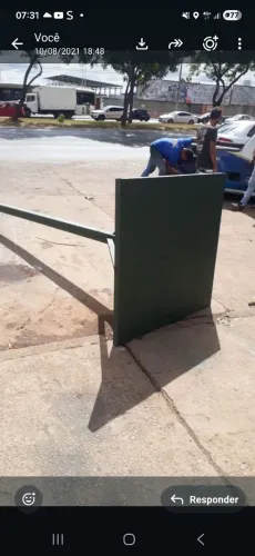 Suporte caixa d'água