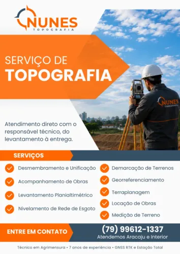 Topografia, Georreferenciamento, Usucapião, Planta, Memorial Descritivo, etc...