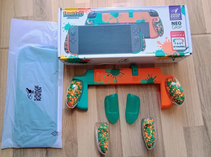 Capa Nintendo Switch 2 - NeoGrip - Savage Raven by Skull & CO. - Limited Edition Splatoon
