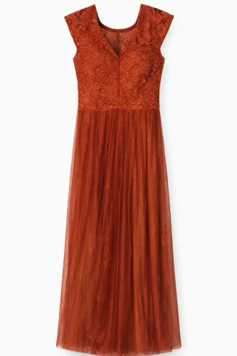Vestido de casamento Terracota - Tamanho P 