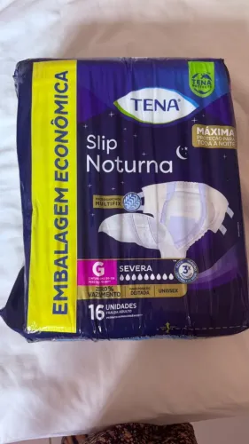 Fralda Geriátrica - Tena Slip Noturno G 16 Unidades