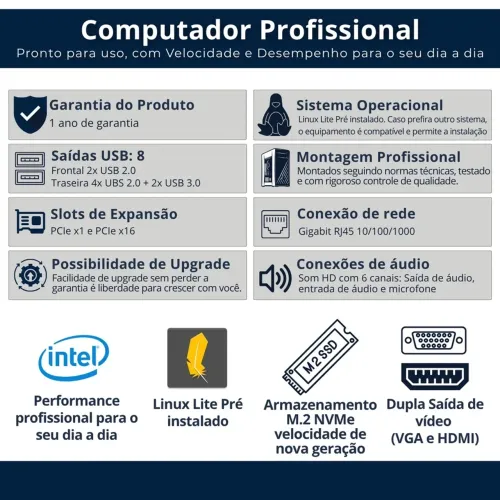 COMPUTADOR ESCRITÓRIO 